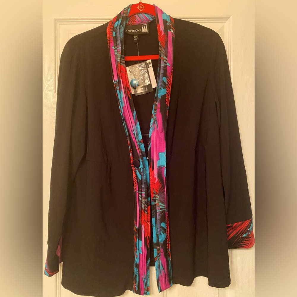 NWT ANTTHONY original cardigan jacket plus size pxl
